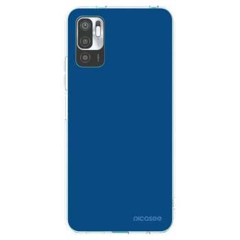 Picasee silikónový prehľadný obal pre Xiaomi Redmi Note 10 5G - Navy Blue