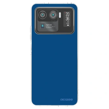 Picasee silikónový prehľadný obal pre Xiaomi Mi 11 Ultra - Navy Blue