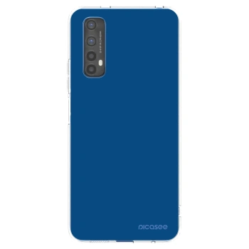 Picasee silikónový prehľadný obal pre Realme 7 - Navy Blue