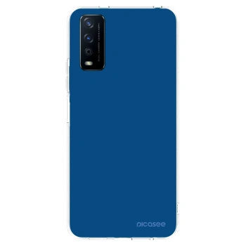 Picasee silikónový prehľadný obal pre Vivo Y11s - Navy Blue