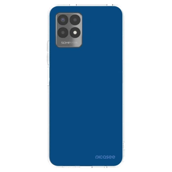 Picasee silikónový prehľadný obal pre Realme 8i - Navy Blue