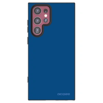 Picasee silikónový čierny obal pre Samsung Galaxy S22 Ultra 5G - Navy Blue
