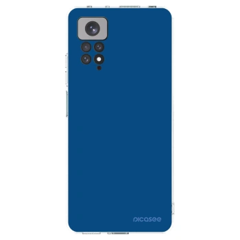 Picasee silikónový prehľadný obal pre Xiaomi Redmi Note 11S 4G - Navy Blue