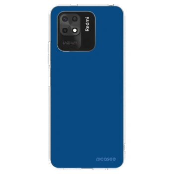 Picasee silikónový prehľadný obal pre Xiaomi Redmi 10C - Navy Blue