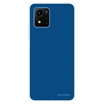 Picasee silikónový prehľadný obal pre Vivo Y01 - Navy Blue