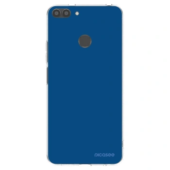 Picasee silikónový prehľadný obal pre Huawei P Smart - Navy Blue