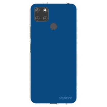 Picasee silikónový prehľadný obal pre Realme C21Y - Navy Blue