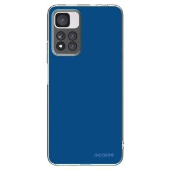 Picasee silikónový prehľadný obal pre Xiaomi Redmi Note 11 Pro+ 5G - Navy Blue
