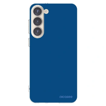 Picasee silikónový prehľadný obal pre Samsung Galaxy S23+ 5G - Navy Blue