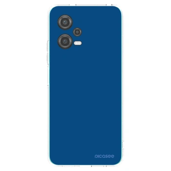 Picasee silikónový prehľadný obal pre Xiaomi Poco X5 - Navy Blue