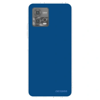 Picasee silikónový prehľadný obal pre Motorola Moto G72 - Navy Blue