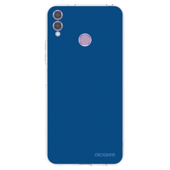 Picasee silikónový prehľadný obal pre Honor 8X - Navy Blue