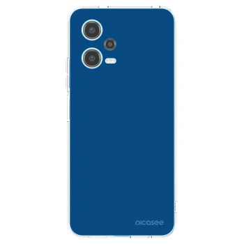 Picasee silikónový prehľadný obal pre Xiaomi Redmi Note 12 5G - Navy Blue