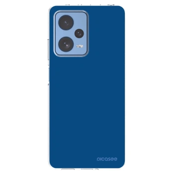 Picasee silikónový prehľadný obal pre Xiaomi Redmi Note 12 Pro 5G - Navy Blue