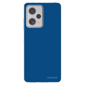Picasee silikónový prehľadný obal pre Xiaomi Redmi Note 12 Pro+ 5G - Navy Blue