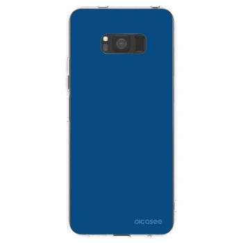 Picasee silikónový prehľadný obal pre Samsung Galaxy S8 G950F - Navy Blue