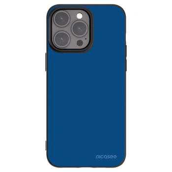 Picasee silikónový čierny obal pre Apple iPhone 15 Pro Max - Navy Blue