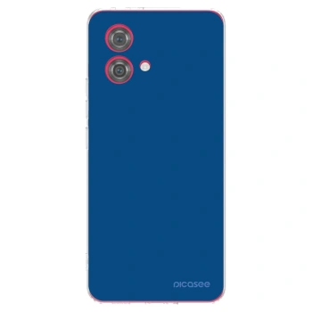 Picasee silikónový prehľadný obal pre Motorola Moto G84 5G - Navy Blue