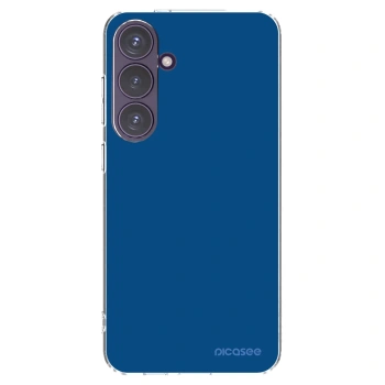 Picasee silikónový prehľadný obal pre Samsung Galaxy S24+ S926B 5G - Navy Blue