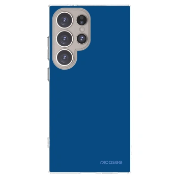 Picasee silikónový prehľadný obal pre Samsung Galaxy S24 Ultra S928B 5G - Navy Blue