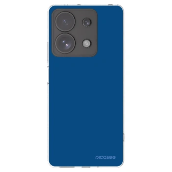 Picasee silikónový prehľadný obal pre Xiaomi Redmi Note 13 Pro 4G - Navy Blue