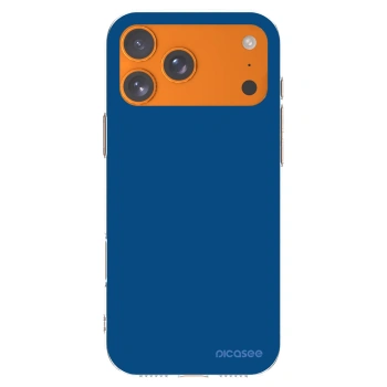 Picasee silikónový prehľadný obal pre Apple iPhone 17 Pro Max - Navy Blue
