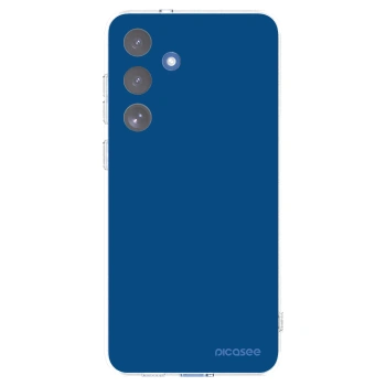 Picasee silikónový prehľadný obal pre Samsung Galaxy S25 FE 5G - Navy Blue