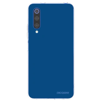 Picasee silikónový prehľadný obal pre Xiaomi Mi 9 SE - Navy Blue