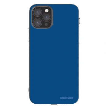 Picasee silikónový prehľadný obal pre Apple iPhone 11 Pro - Navy Blue