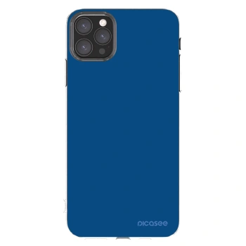 Picasee silikónový prehľadný obal pre Apple iPhone 11 Pro Max - Navy Blue