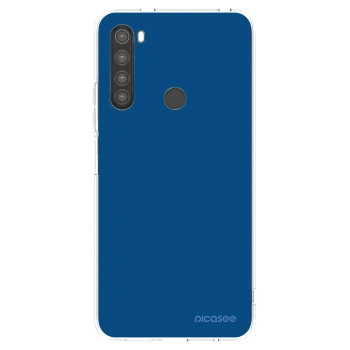 Picasee silikónový prehľadný obal pre Xiaomi Redmi Note 8 - Navy Blue