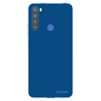 Picasee silikónový prehľadný obal pre Xiaomi Redmi Note 8T - Navy Blue