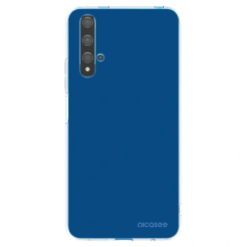 Picasee silikónový prehľadný obal pre Huawei Nova 5T - Navy Blue