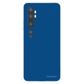 Picasee silikónový prehľadný obal pre Xiaomi Mi Note 10 (Pro) - Navy Blue