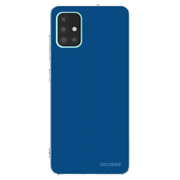Picasee silikónový prehľadný obal pre Samsung Galaxy A51 A515F - Navy Blue