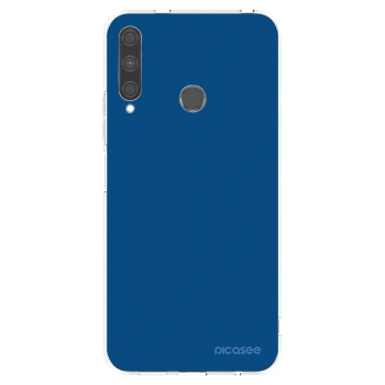 Picasee silikónový prehľadný obal pre Huawei P40 Lite E - Navy Blue
