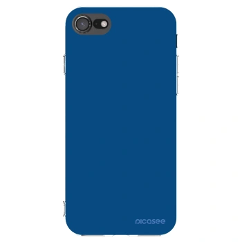 Picasee silikónový prehľadný obal pre Apple iPhone SE 2020 - Navy Blue