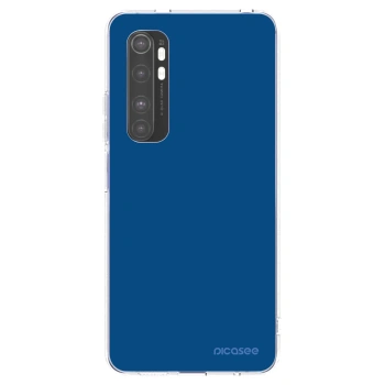 Picasee silikónový prehľadný obal pre Xiaomi Mi Note 10 Lite - Navy Blue