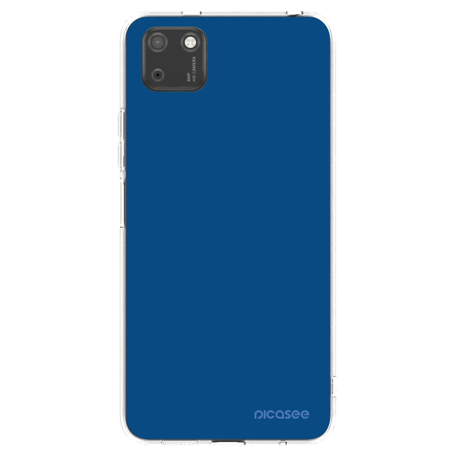 Picasee silikónový prehľadný obal pre Huawei Y5P - Navy Blue