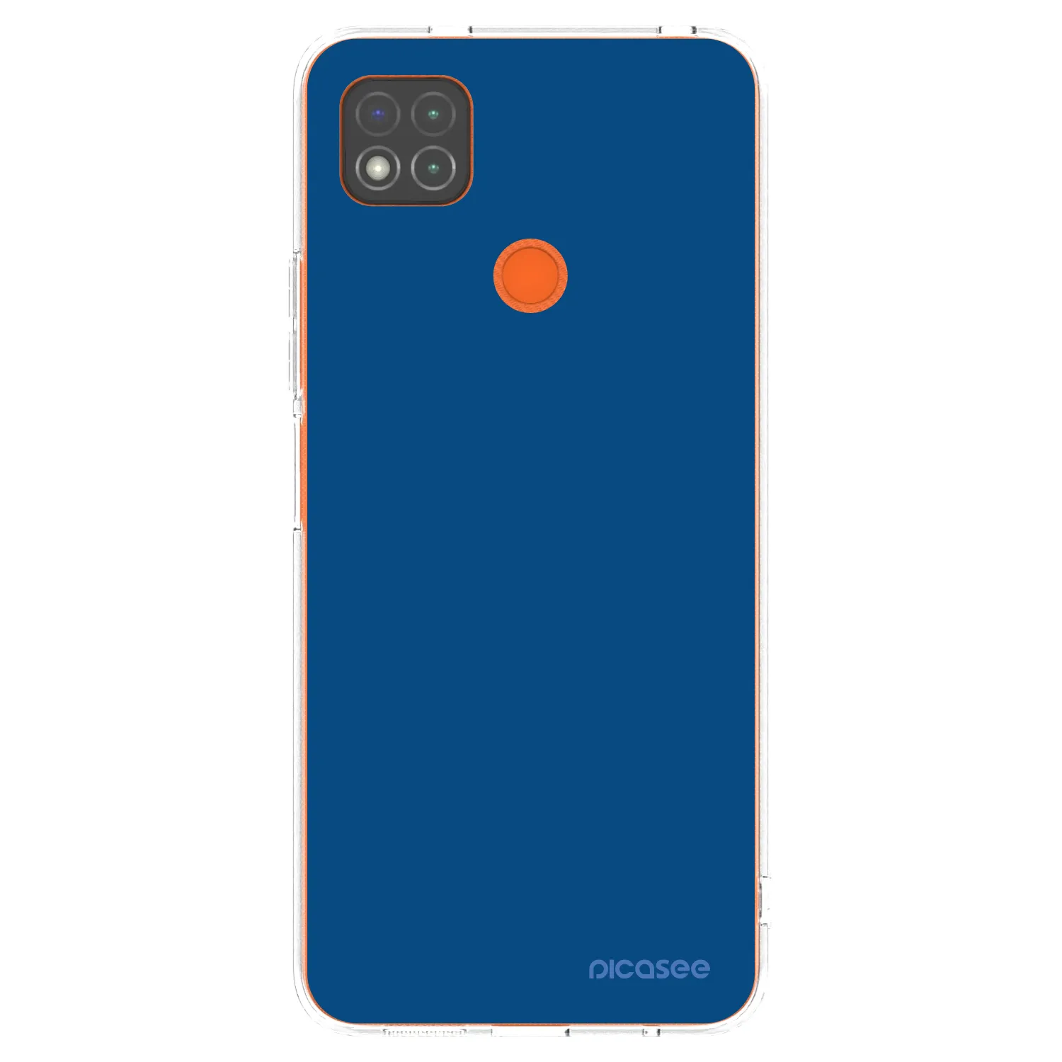 Picasee silikónový prehľadný obal pre Xiaomi Redmi 9C - Navy Blue