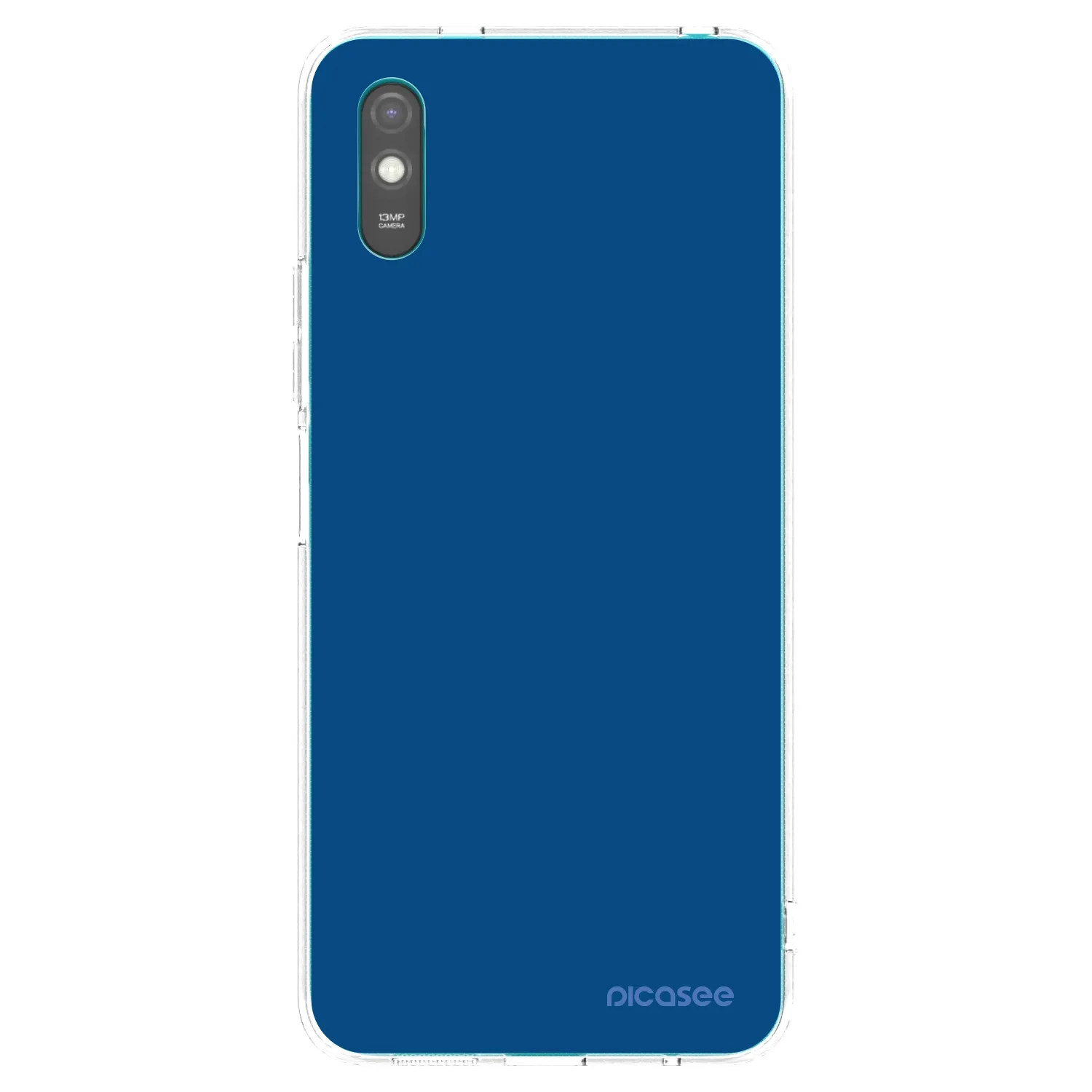 Picasee silikónový prehľadný obal pre Xiaomi Redmi 9A - Navy Blue