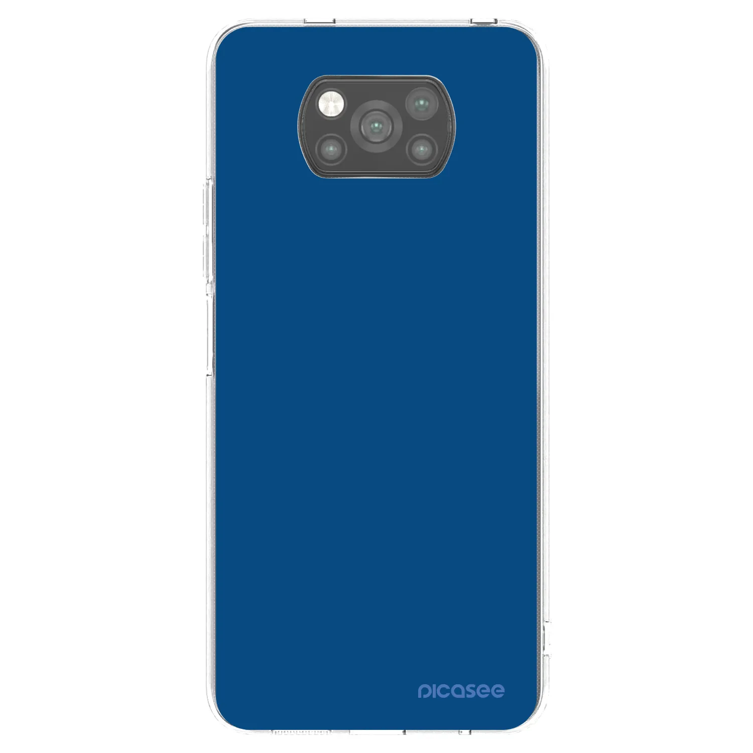 Picasee silikónový čierny obal pre Xiaomi Poco X3 - Navy Blue