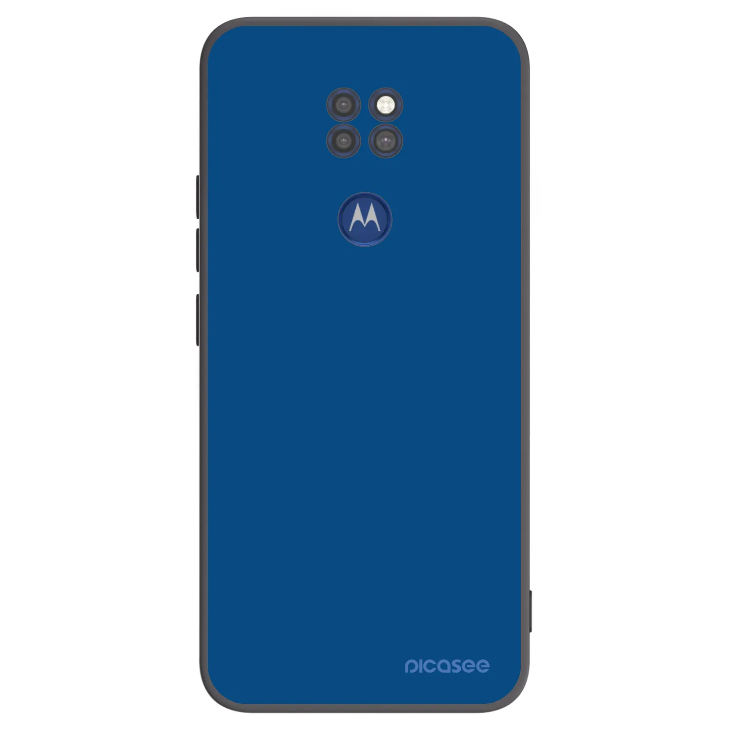 Picasee silikónový čierny obal pre Motorola Moto G9 Play - Navy Blue
