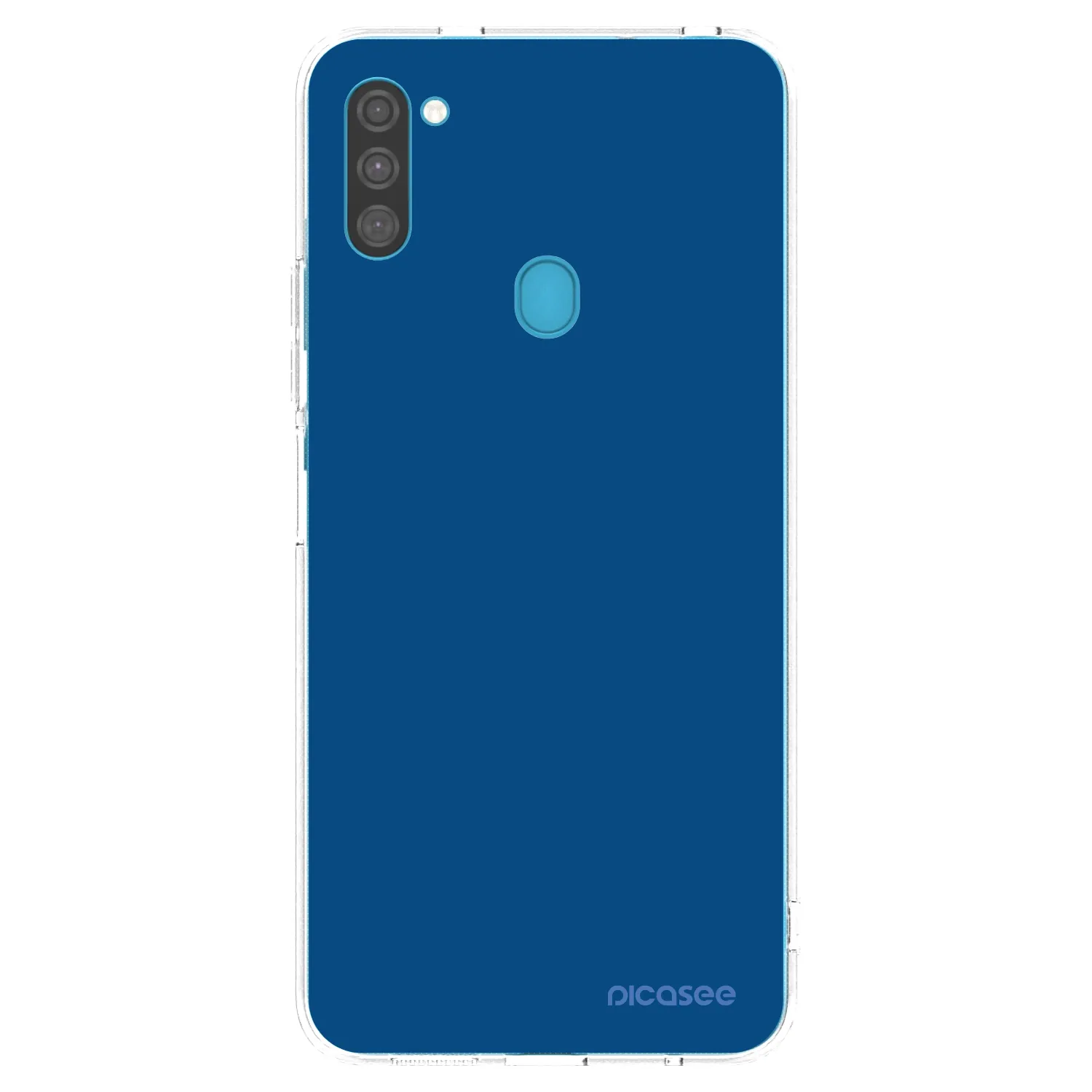 Picasee silikónový prehľadný obal pre Samsung Galaxy M11 - Navy Blue