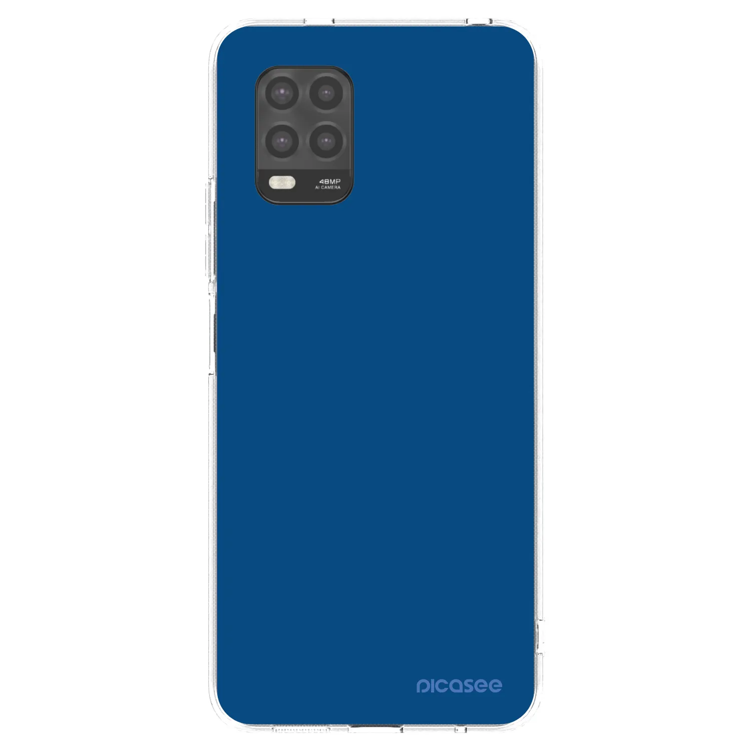 Silikónový prehľadný obal pre Xiaomi Mi 10 Lite - Navy Blue