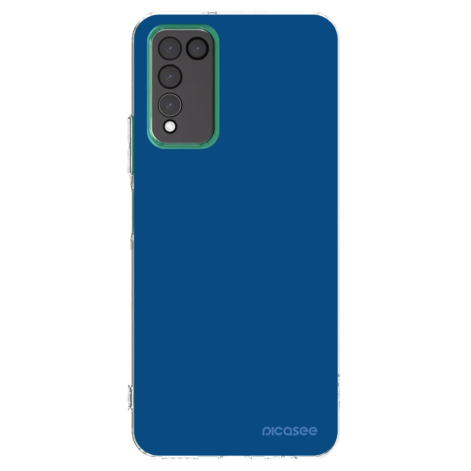 Picasee silikónový prehľadný obal pre Honor 10X Lite - Navy Blue