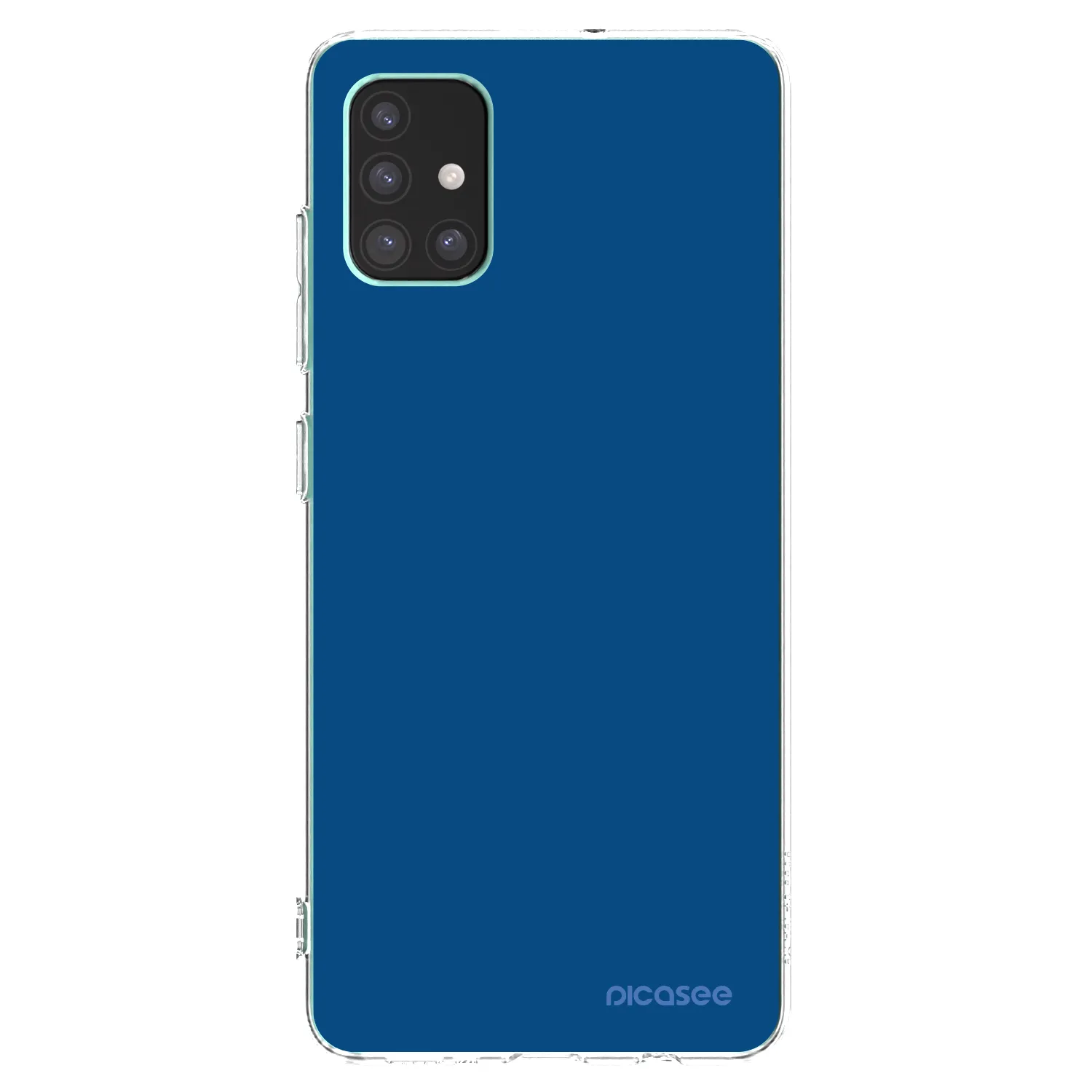 Picasee silikónový prehľadný obal pre Samsung Galaxy M51 M515F - Navy Blue