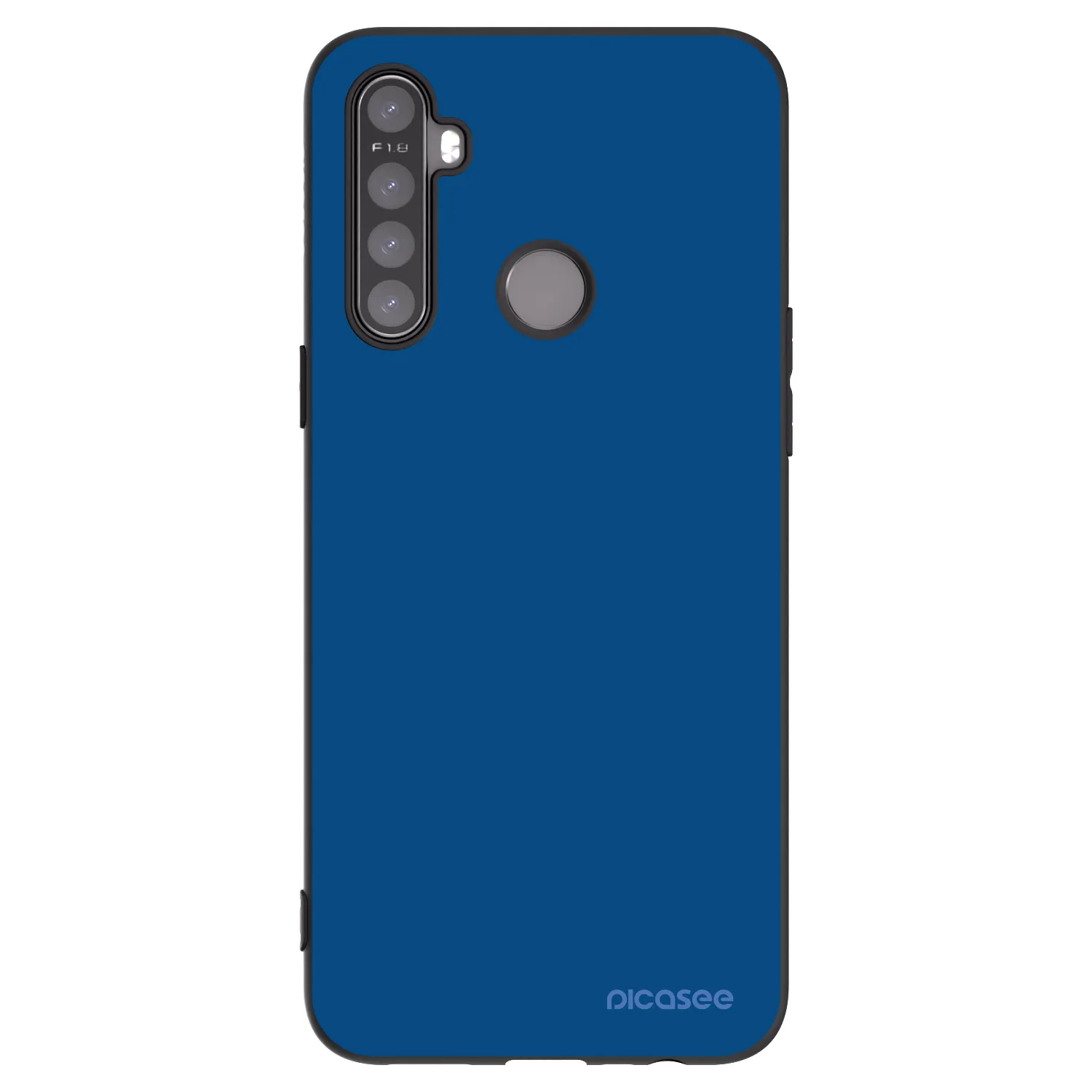 Picasee silikónový čierny obal pre Realme 6i - Navy Blue