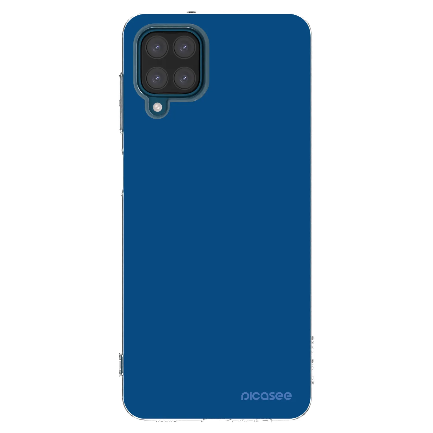 Picasee silikónový prehľadný obal pre Samsung Galaxy A12 A125F - Navy Blue