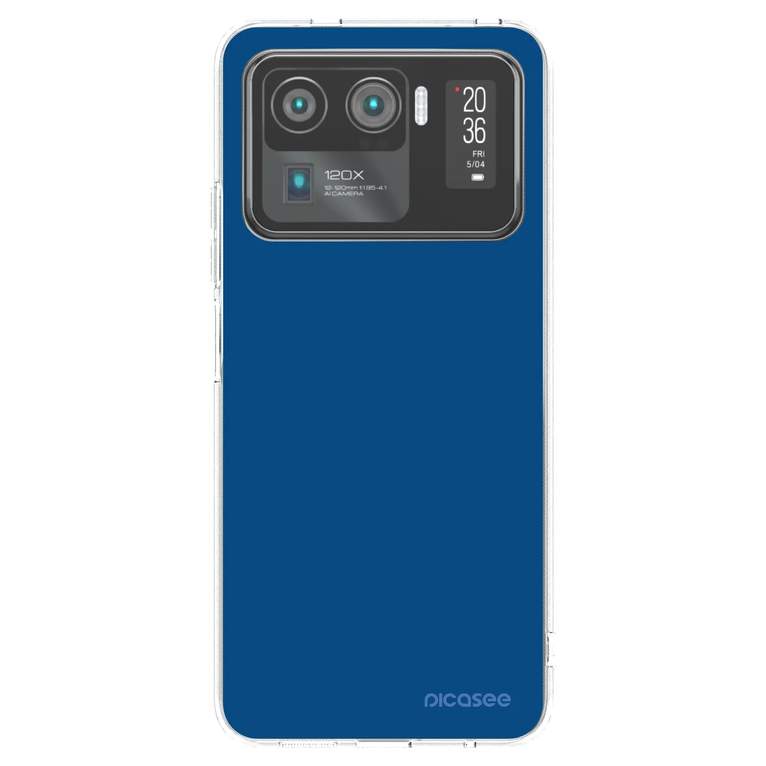 Picasee silikónový prehľadný obal pre Xiaomi Mi 11 Ultra - Navy Blue